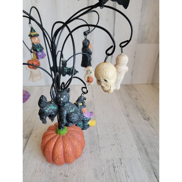 Halloween miniature ornament pumpkin tree Halloween witch ghost - Picture 8 of 9